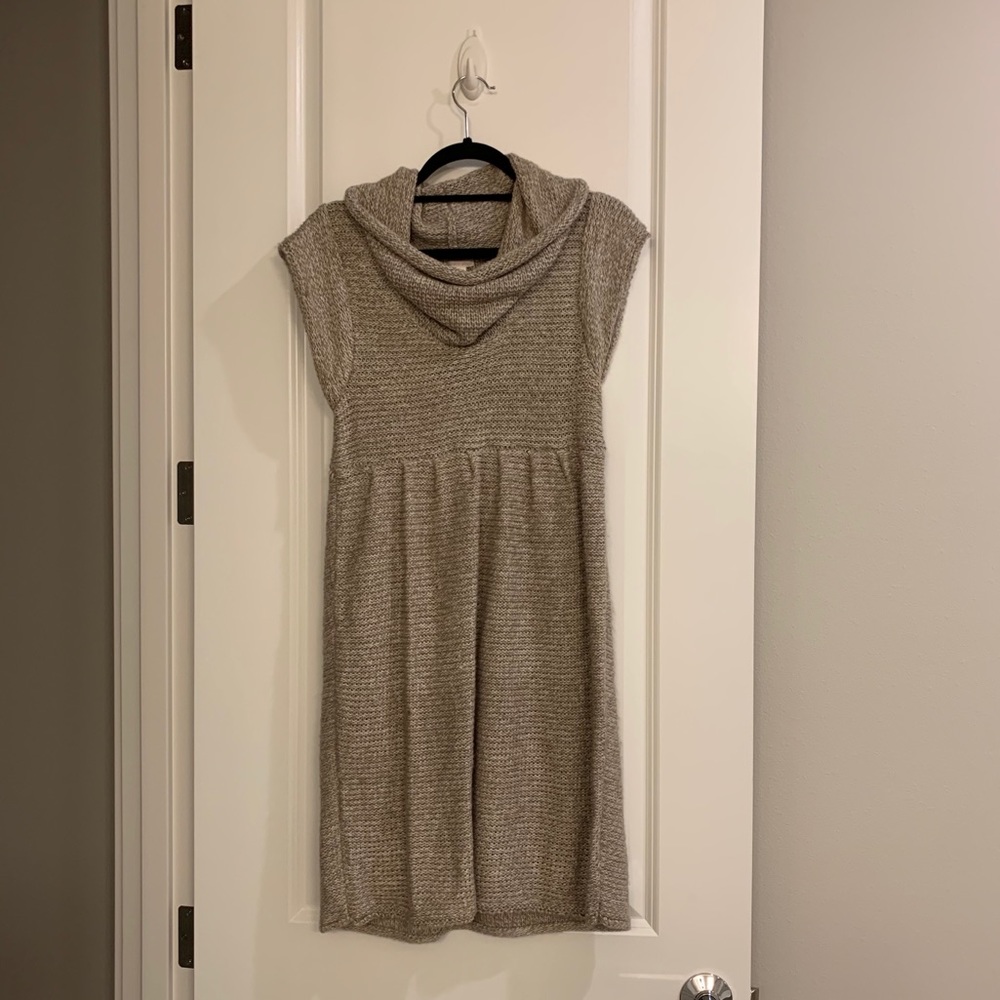 Xhilaration Brown/Beige Sweater Dress
